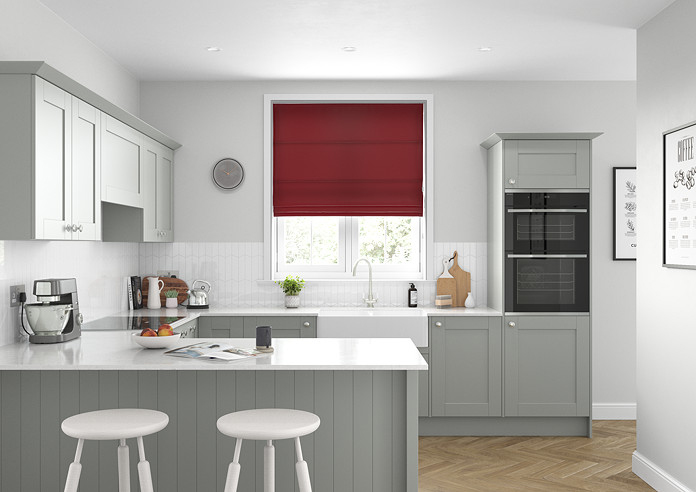 Windsor, Red - Roman Blind - Image 5